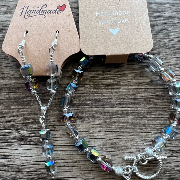 Handcrafted Jewelry Set - Centaurus A Star - Picture 10 of 10